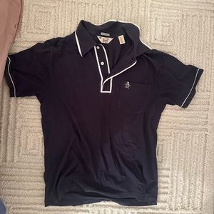 Penguin INTERLOCK ENGINEERED TIPPED POLO Size Medium